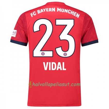 Jalkapallo Pelipaidat FC Bayern München Vidal 23 Kotipaita 2018-2019 Lyhythihainen